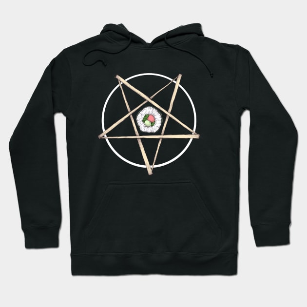 Sushi Pentagram Hoodie by LVBart